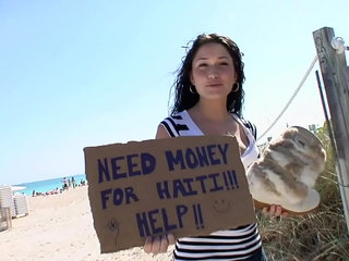 Bubble Butt Teen Sasha Begs For Monster Cock And Eats Cum