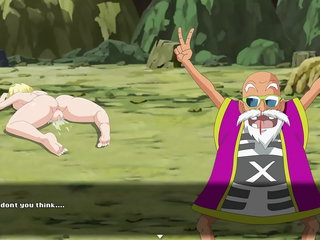 Super Slut Z Tournament 2 [Dragon Ball Hentai game Parody] Ep.3 Android 18 is squirting while the old pervert is fucking her ass